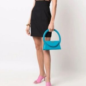 Jacquemus electro blue accent shoulder bag without strap
